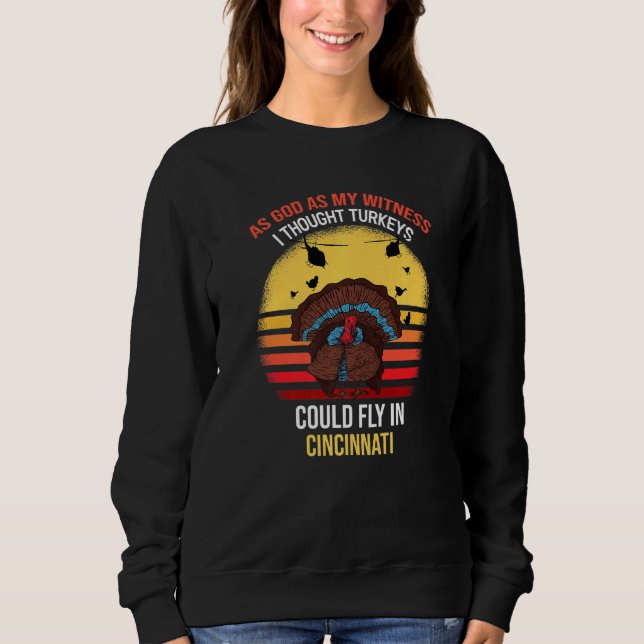 Camiseta Deus Como Minha Testemunha Pensou Que Os Perus Pod (Frente)