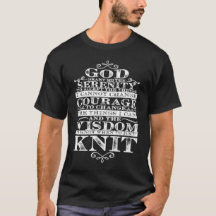 Camiseta Deus Conceda-me Serenidade Tecido Oração para Cris