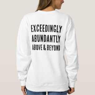 Camiseta Deus cristão É CAPAZ Excedendo Abundantemente