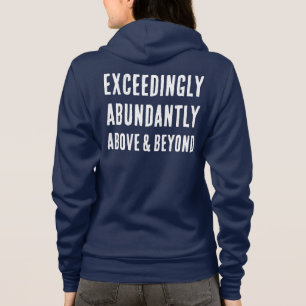 Camiseta Deus cristão É CAPAZ Excessivamente Abundantemente