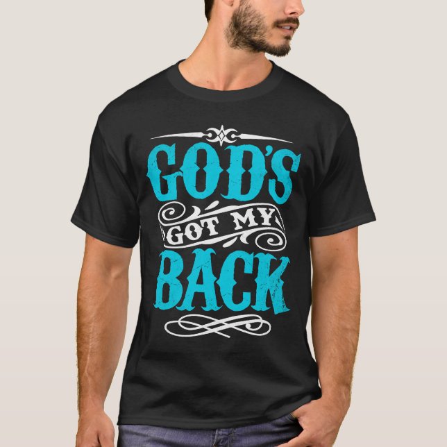 Camiseta Deus cristão tem os meus homens de Jesus cristão q (Frente)