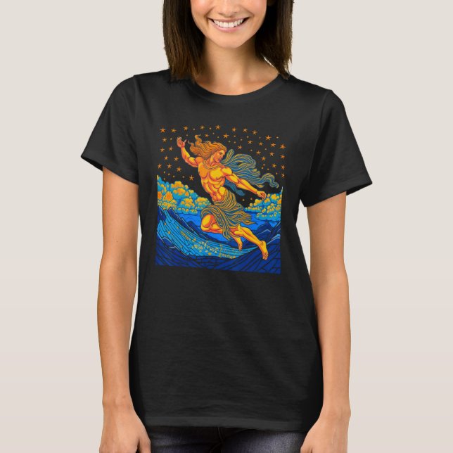 Camiseta Deus da Arte da mitologia grega rápida (Frente)