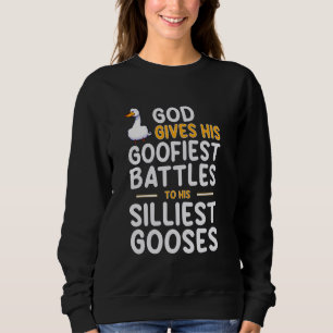 Camiseta Deus Dá As Suas Batalhas Mais Goofistas Ao Seu Goo