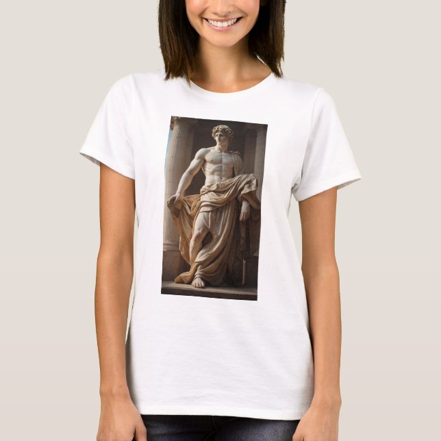 Camiseta Deus da Luz e da Música Apolo - mitologia grega (Frente)
