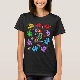 Camiseta Deus Diz Au Cristão Jesus Versículo Bíblico Religi