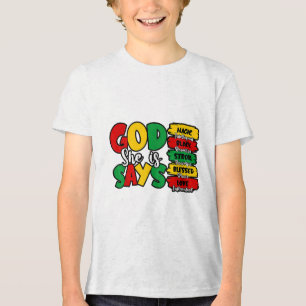 Camiseta Deus Diz Que Ela É Bíblia Verso Da Décima Junta Ne