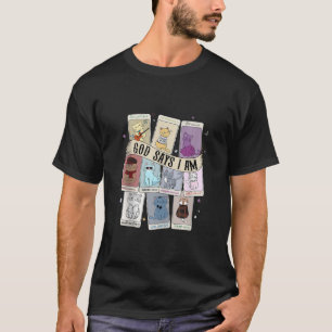 Camiseta Deus Diz Que Eu Sou Feliz De Tarte De Natal