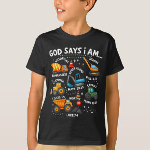 Camiseta Deus Diz Que Eu Sou Versículos Bíblicos Cristãos M