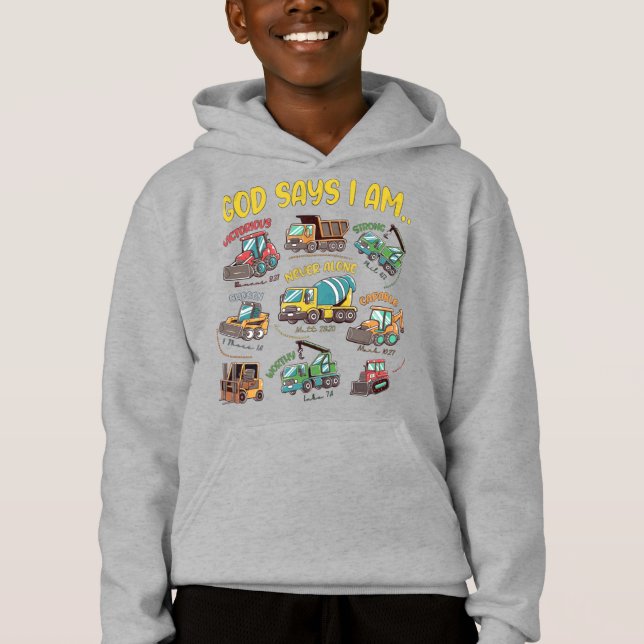 Camiseta Deus Diz Que Sou... Fé de Construção (Frente)