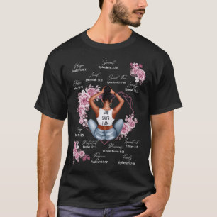Camiseta Deus Diz Que Sou Melanina História Negra Mês Afric