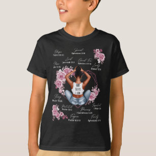 Camiseta Deus Diz Que Sou Melanina História Negra Mês Afric