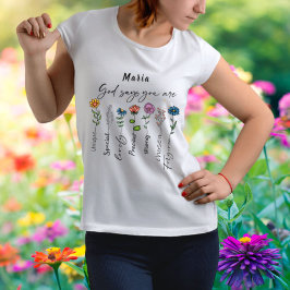 Camiseta Deus Diz Que Você É Cristão O Suficiente