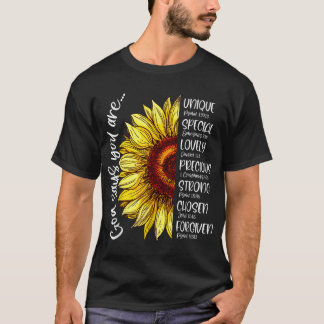 Camiseta Deus Diz Que Você É Verso Da Bíblia Cristã De Gira