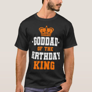 Camiseta Deus do Celebo da Coroa do Partido Rei Aniversário