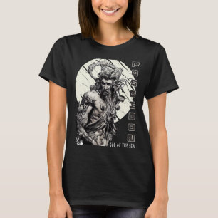 Camiseta Deus Do Mar Poseidon A Antiga Mitologia Grega