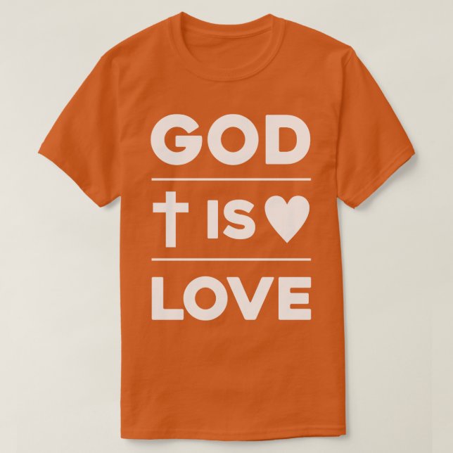 Camiseta Deus é amor (Frente do Design)