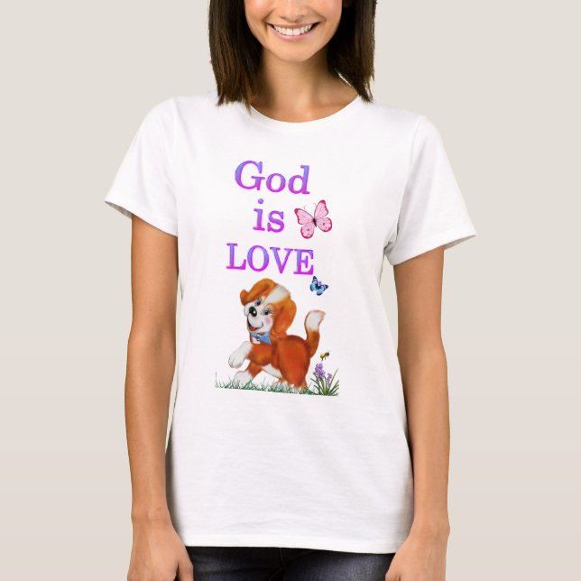Camiseta Deus é Amor (Frente)