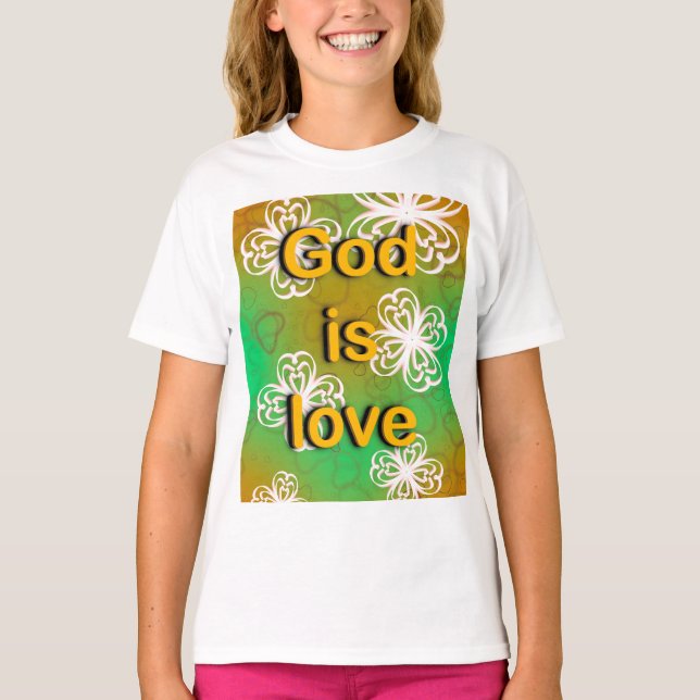 Camiseta Deus é amor (Frente)