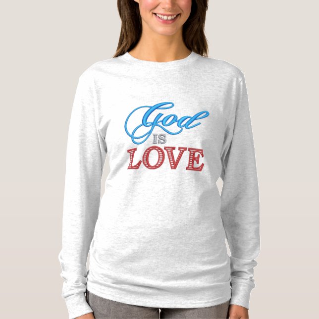 Camiseta deus é amor (Frente)