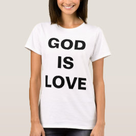 Camiseta Deus é amor das mulheres