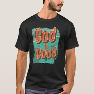 Camiseta Deus é Boa Praia Vibes AGORA Inspiração Cristã