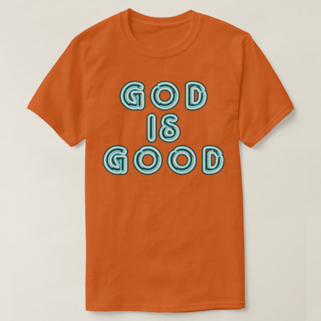 Camiseta Deus é bom (Frente do Design)