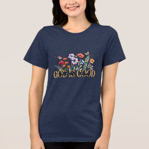 Camiseta Deus é Bom Cristão Personalizado