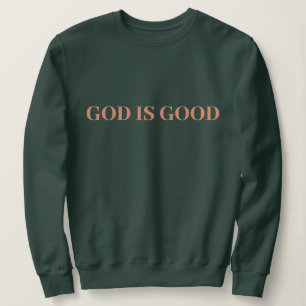Camiseta Deus É Bom Fofo Simples Elegante Moderno Minimal