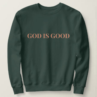 Camiseta Deus É Bom Fofo Simples Elegante Moderno Minimal