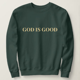 Camiseta Deus É Bom Fofo Simples Elegante Moderno Minimal