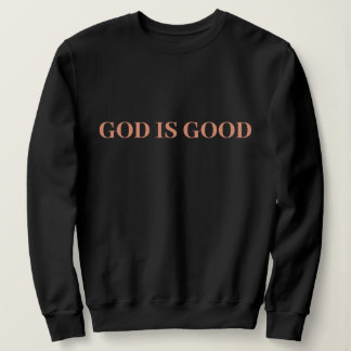 Camiseta Deus É Bom Fofo Simples Elegante Moderno Minimal