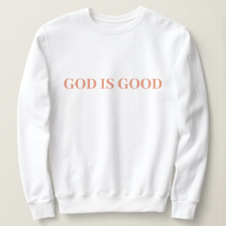 Camiseta Deus É Bom Fofo Simples Elegante Moderno Minimalis