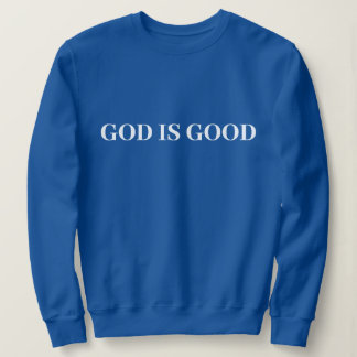 Camiseta Deus É Bom Fofo Simples Elegante Moderno Minimalis
