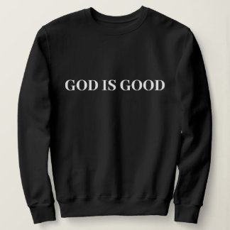 Camiseta Deus É Bom Fofo Simples Elegante Moderno Minimalis