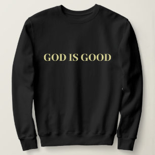 Camiseta Deus É Bom Fofo Simples Elegante Moderno Minimalis