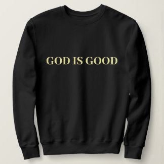 Camiseta Deus É Bom Fofo Simples Elegante Moderno Minimalis