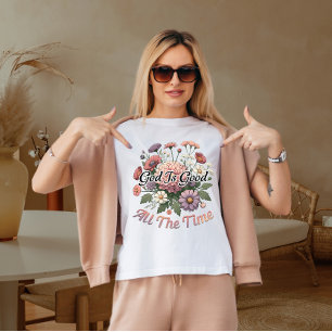 Camiseta Deus é bom o tempo todo