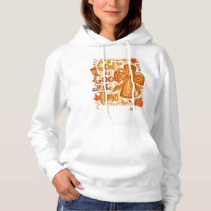 Camiseta Deus É Bom O Tempo Todo – Abóbora de Outono & Laço