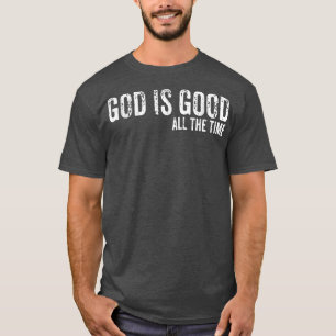 Camiseta Deus é bom o tempo todo fé cristã espiritual