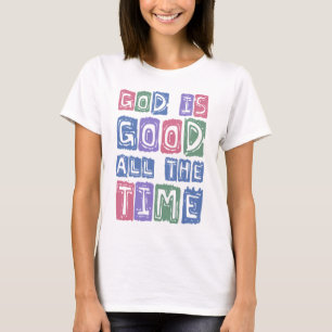 Camiseta Deus é bom O tempo todo Fé retrô