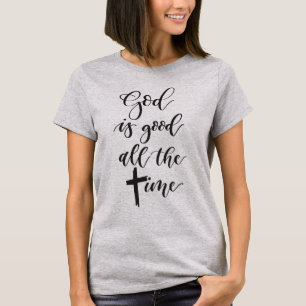 Camiseta Deus É Bom O Tempo Todo Jesus Fé Atravessa Esper