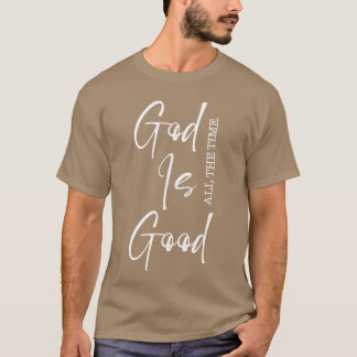Camiseta Deus é Bom o Tempo Todo Presente de Citação Bíblic