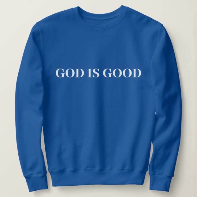 Camiseta Deus é bom, simples Na moda moderno, mínimo (Frente do Design)