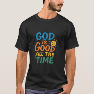 Camiseta Deus é Bom Todo o Tempo Fé Cristã Bíblia Ver