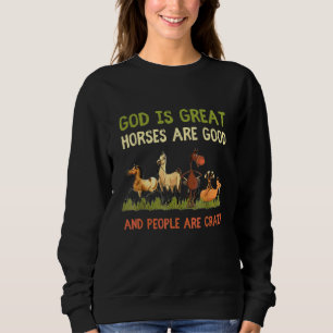 Camiseta Deus É Grande Cavalos São Bons E As Pessoas São Lo