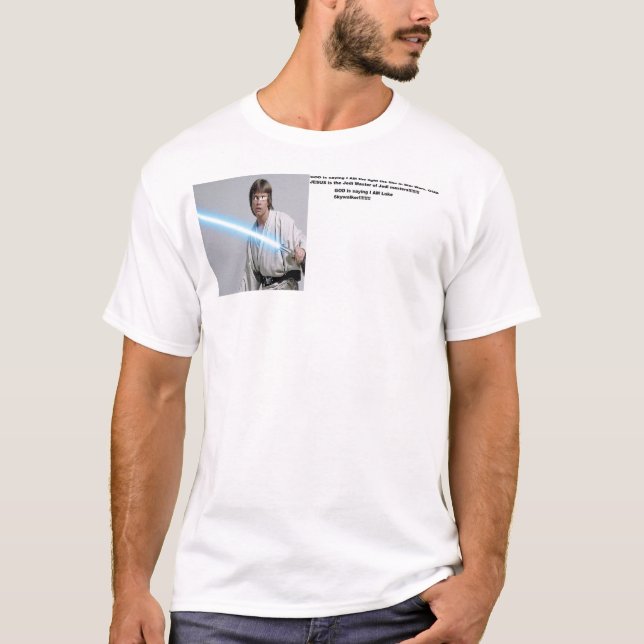 Camiseta DEUS é Luke Skywalker (Frente)