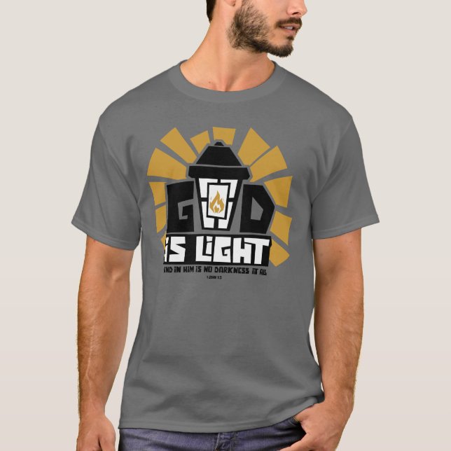 Camiseta Deus é Luz (Frente)