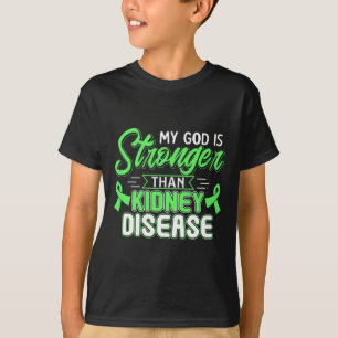 Camiseta Deus É Mais Forte Que A Consciência Da Doença Rena