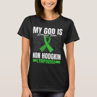 Camiseta Deus é mais forte que o linfoma não-Hodgkin
