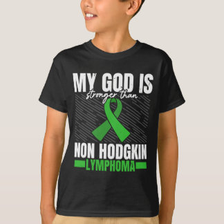 Camiseta Deus é mais forte que o linfoma não-Hodgkin